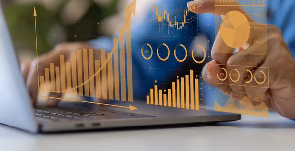 Financial growth illustration